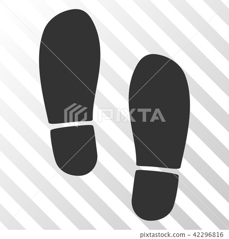 Boot Footprints Vector EPS Icon - Stock Illustration [42296816] - PIXTA