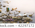 dirty plastic waste and marine debris pollution 42297172