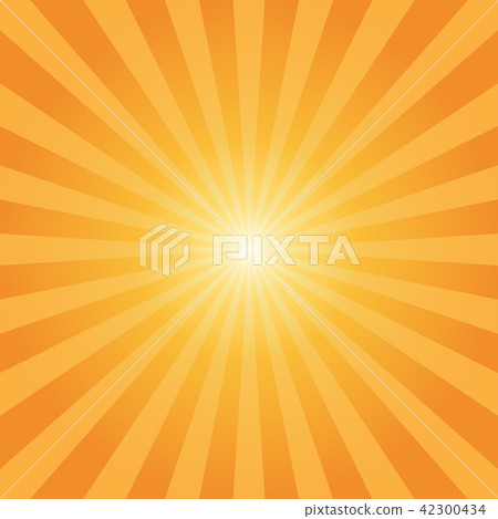 Abstract sunbeams orange rays background - Stock Illustration [42300434 ...