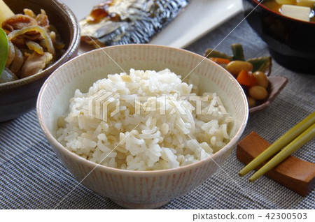 Breakfast of wheat rice Sanaan Japanese breakfast Breakfast of wheat rice Sanaan Japanese breakfast 42300503