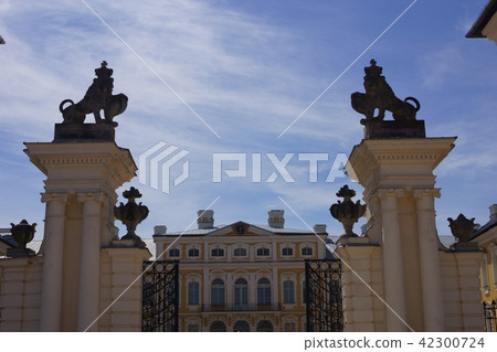 Latvia Gate of Rundale Palace 42300724