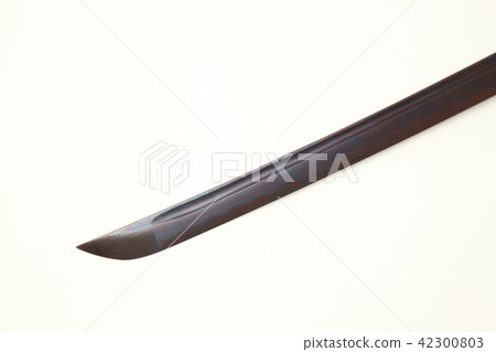 Folded steel blade of Japanese sword (Chinese mad Folded steel blade of Japanese sword (Chinese mad 42300803