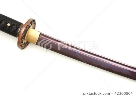 Folded steel blade of Japanese sword (Chinese mad Folded steel blade of Japanese sword (Chinese mad 42300804
