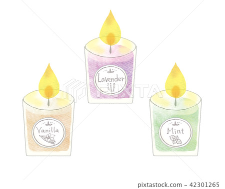 Aroma candle illustration 42301265