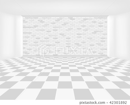 tile floor brick wall tile floor brick wall 42301892