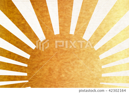 日出新年的卡片日本紙背景 42302164