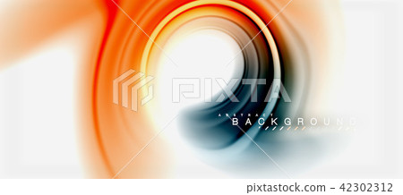 Rainbow fluid colors abstract background twisted liquid design, colorful marble or plastic wavy 42302312