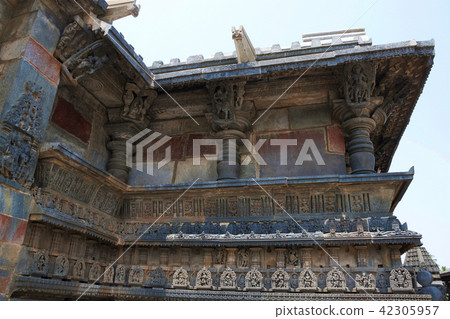 Facades and decorative friezes with deities, Belur 42305957