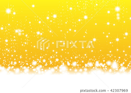 Yellow Orange Glitter Background with Stars Stock Image - Image of