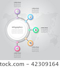 Infographic design vector Business concept 42309164