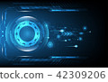 Abstract technology background Hi-tech 42309206