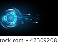 Abstract technology background Hi-tech 42309208