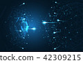 Abstract technology background Hi-tech 42309215