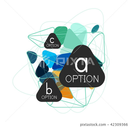 Triangle infographics design layout Triangle infographics design layout 42309366