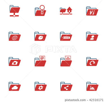 folders icon set folders icon set 42310171