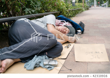 Homeless · sleeping Homeless · sleeping 42310916