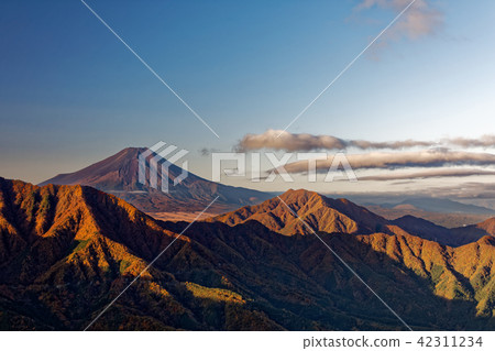 From Doshisha mountain · now Kurayama, Morning Mountain in the morning · Kagoshu mountain and Mt. Fuji From Doshisha mountain · now Kurayama, Morning Mountain in the morning · Kagoshu mountain and Mt. Fuji 42311234