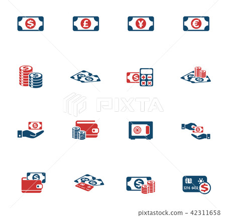 money symbols icon set money symbols icon set 42311658