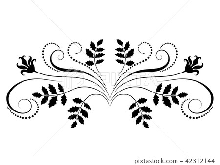 Decorative floral ornament 42312144