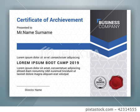 Multipurpose Professional Certificate Template 42314555