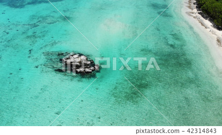 無人機圖像:竹富島的Kaiji海灘 無人機圖像:竹富島的Kaiji海灘 42314843
