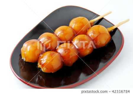 Mitarashi dumpling  Mitarashi dumpling  42316784