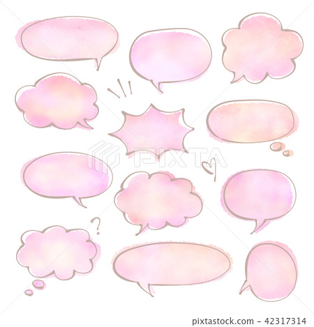 Pencil and watercolor wind blowing (Momoiro) 42317314