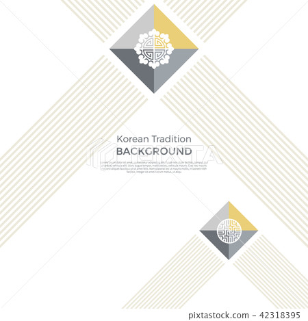 Korean traditional background 42318395