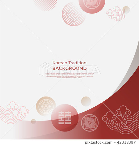 Korean traditional background 42318397