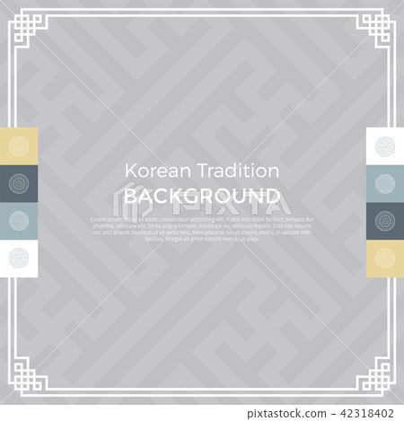 Korean traditional background 42318402