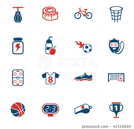 sport color icon set - Stock Illustration [42320689] - PIXTA
