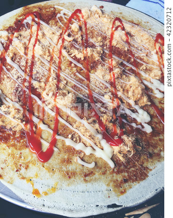 creperie is cooking Charcoal Crepe creperie is cooking Charcoal Crepe 42320712