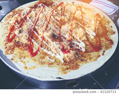 creperie is cooking Charcoal Crepe creperie is cooking Charcoal Crepe 42320713