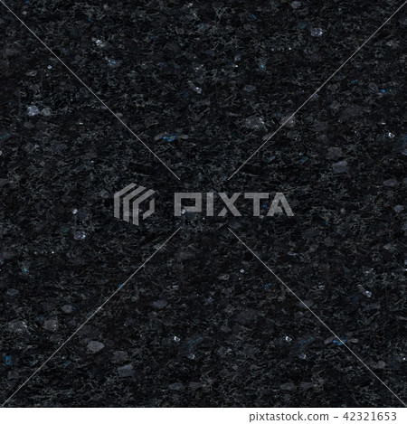 Relief black labradorite texture with shiny stones. Seamless squ 42321653