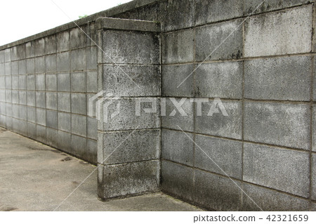 Block fence wall 42321659