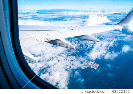 A view from the airplane (Tokyo Bay) A view from the airplane (Tokyo Bay) 42322302