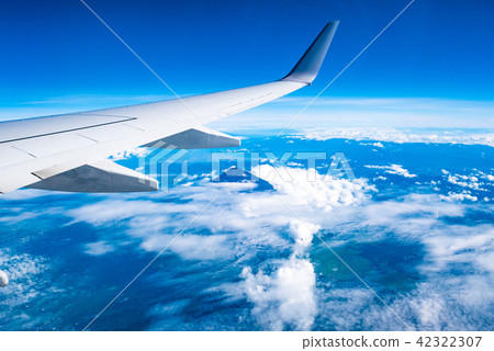 從飛機上可以看到的景象（富士山） 42322307