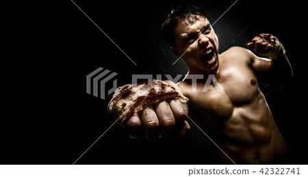 muscular guy street-fighter muscular guy street-fighter 42322741