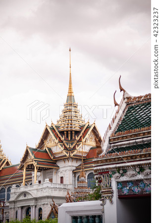 Golden facade and roof of Bangkok Grand Palace Golden facade and roof of Bangkok Grand Palace 42323237