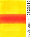 Paper dyed with yellow and red dye 42323910