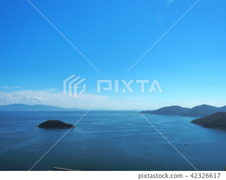 夏季播磨海景 從萬葉岬看播磨海 42326617