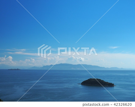 夏季播磨海景 從萬葉岬看播磨海 夏季播磨海景 從萬葉岬看播磨海 42326620
