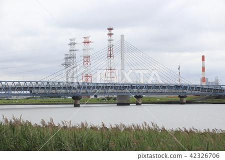 地鐵東西線15000系列穿越荒川橋 42326706