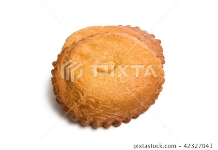 Almond Dutch cookies isolated 42327041
