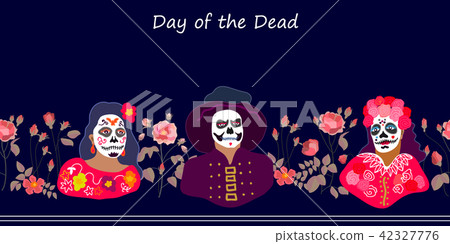Day of the Dead card.  42327776