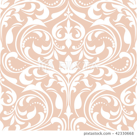 Floral pattern. Wallpaper baroque, damask. Floral pattern. Wallpaper baroque, damask. 42330668