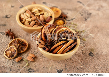 Dried orange slices Dried orange slices 42330809