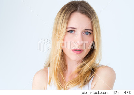 emotion face miserable depressed sad woman 42331478