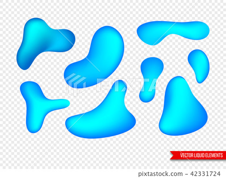 Set of liquid elements for posters, cards, presentations, flyers and covers design. Gradient shapes Set of liquid elements for posters, cards, presentations, flyers and covers design. Gradient shapes 42331724