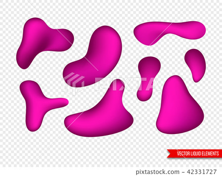 Set of liquid elements for posters, cards, presentations, flyers and covers design. Gradient shapes Set of liquid elements for posters, cards, presentations, flyers and covers design. Gradient shapes 42331727